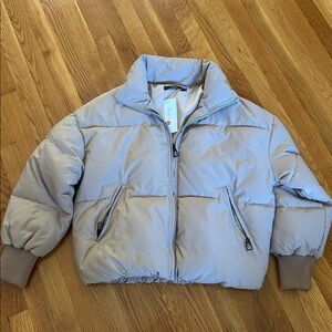 Light Tan Puffer Jacket